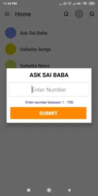 Sai Baba Question and Answer android App screenshot 3